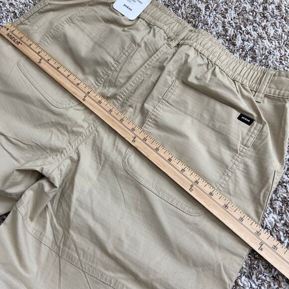 Prana Palisades Ripstop Utility Pant Women 12 Sandstone 33" Relaxed Straight Leg - Picture 13 of 13